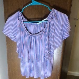 Off the shoulder shirt